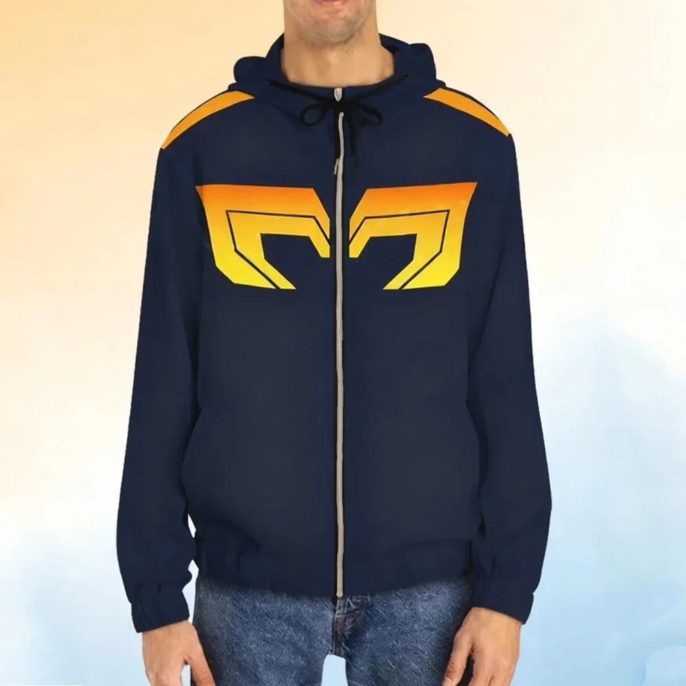 Hot Game  Robert Cosplay Hoodies Winter Fleece Long Sleeve Hooded Sweatshirts Graphic 3D Printing Pullovers Men Clothing