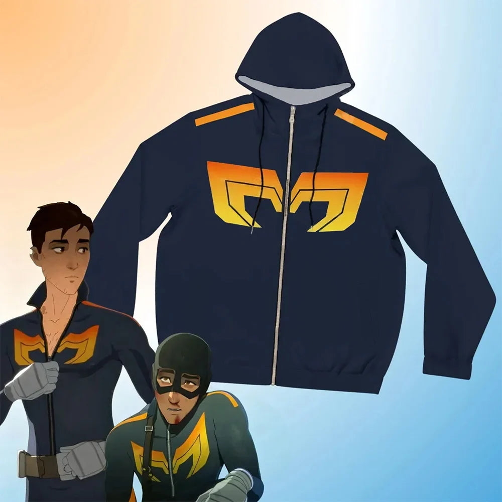 Hot Game  Robert Cosplay Hoodies Winter Fleece Long Sleeve Hooded Sweatshirts Graphic 3D Printing Pullovers Men Clothing