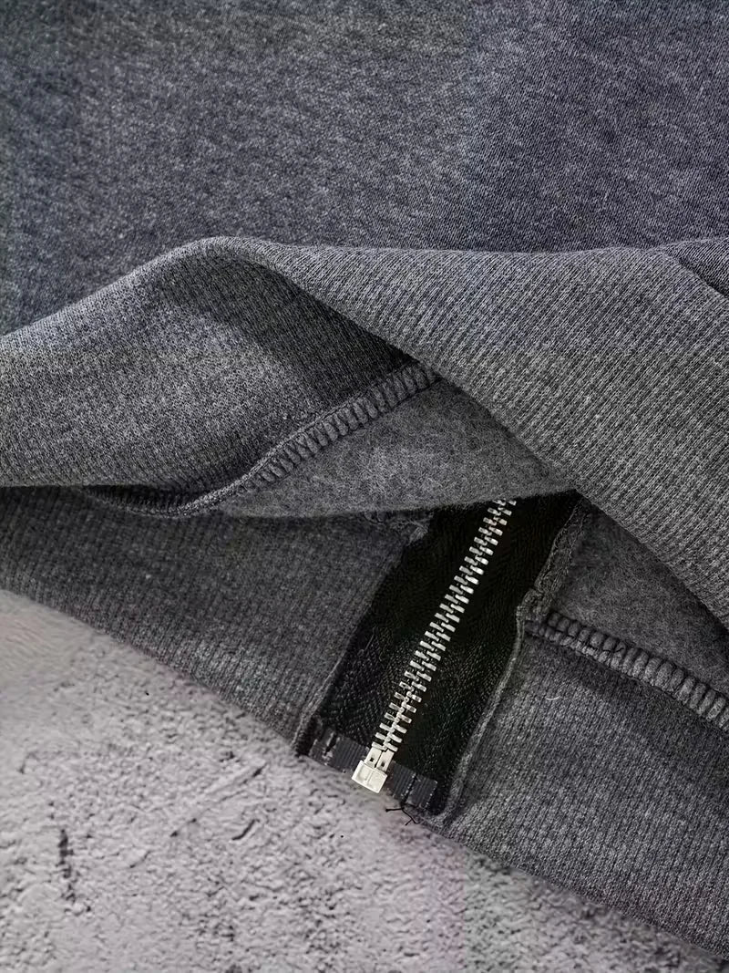 New Double Hooded fleece Women's Balaclava Hoodie Zipper Warmth Autumn/Winter Men's Clothing Masks Men's/Women's Same Style