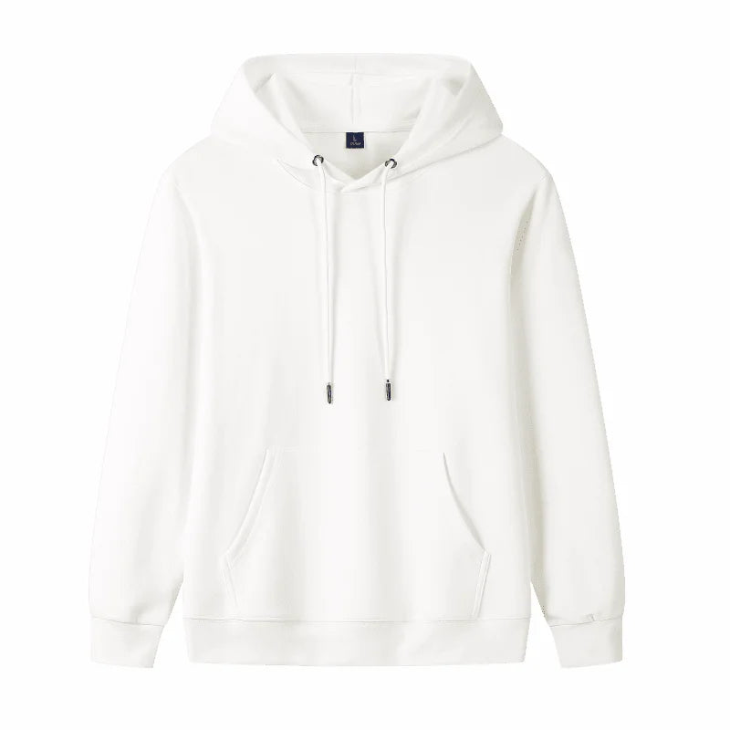 Fashion 9 Colors High-Quality Pullovers Custom Logo Printed Personal Group Brand Embroidery Men and Women 100% Cotton Hoodies