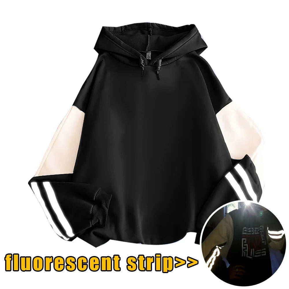 Funny Bad Bunny Hoodie Printed Kawaii Cartoon Harajuku Oversized Streetwear Sweatshirt Korean Style Long Sleeve Women Men Hoody