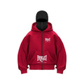 New Double Hooded fleece Women's Balaclava Hoodie Zipper Warmth Autumn/Winter Men's Clothing Masks Men's/Women's Same Style