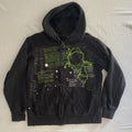 Woman Hoodie Aesthetic Gothic Clothes Y2K Cyber Grunge Emo Zip Up Sweatshirts Vintage Graphics Print Kpop Clothes for Women